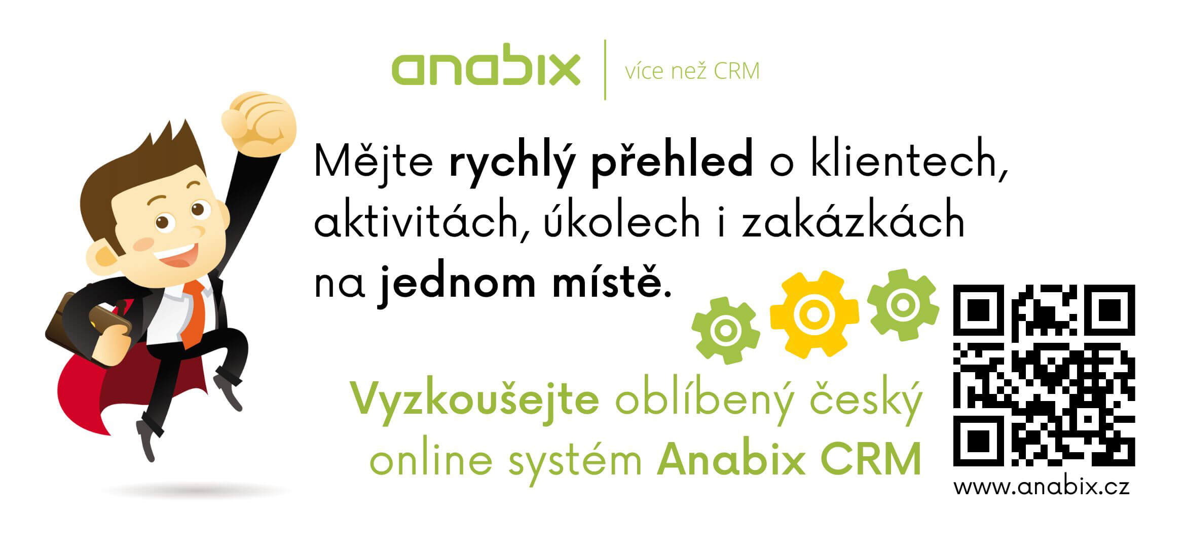 Banner Anabix CRM. Magazín KULT* Brno