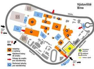 BVV Brněnské výstaviště, koncerty, výstavy, soutěže, přehlídky, parády, různé akce, velká kapacita, mapka, magazín KULT* Brno