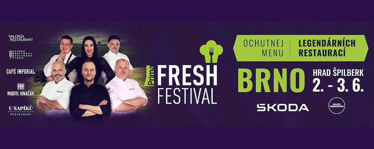 prima fresh festival, Zdeněk Pohlreich, U Sapíků, Lukáš Pavlásek, Děda Mládek - Ilegal Band. Magazín KULT* Brno