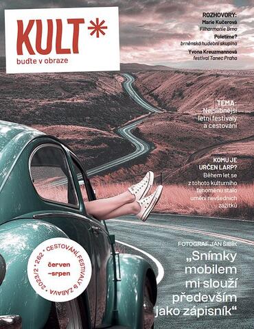 Magazín KULT* Brno, titulní strana, titulka,léto, 02/2023