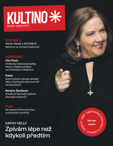 Magazín KULTINO* Brno, titulní strana, titulka, léto, 02/2024