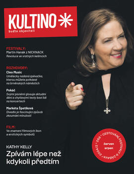 Magazín KULTINO* Brno, titulní strana, titulka, léto, 02/2024