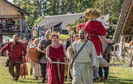 Festival keltské kultury Lughnasad, svátek úrody. Archeoskanzen Země Keltů. Magazín KULT* Brno