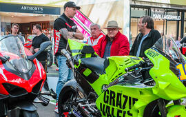 Obchodní centrum Olympia Brno, výstavu legendárních motocyklů značky Ducatii, magazín KULTINOI* Brno